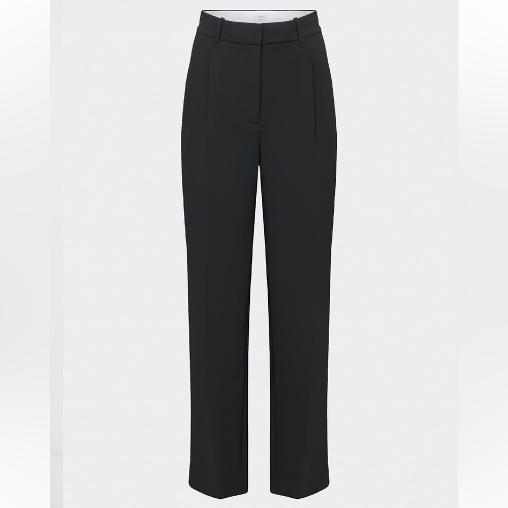 Aritzia Effortless Pants - Black Crepette, Size 0